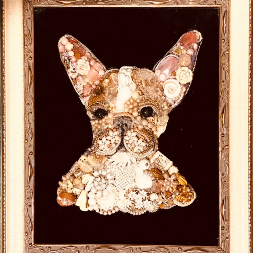 Vintage Jewelry Mosaic - Favorite Furry Friend